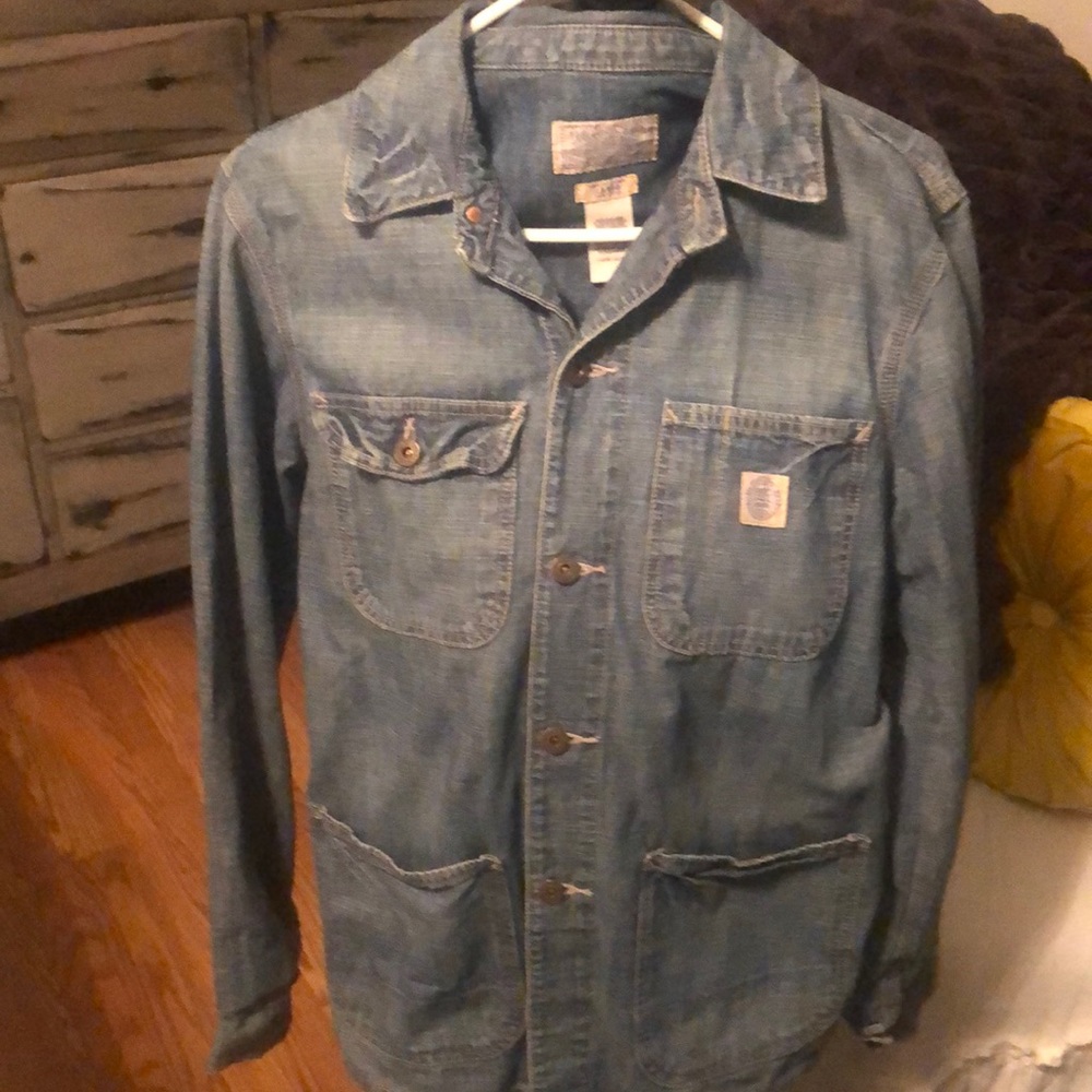 LUCKY BRAND ( Men's Large). Blue Jean jacket.